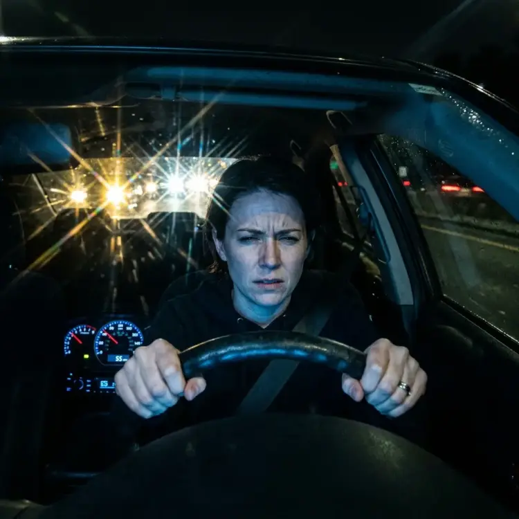 Night driving fear